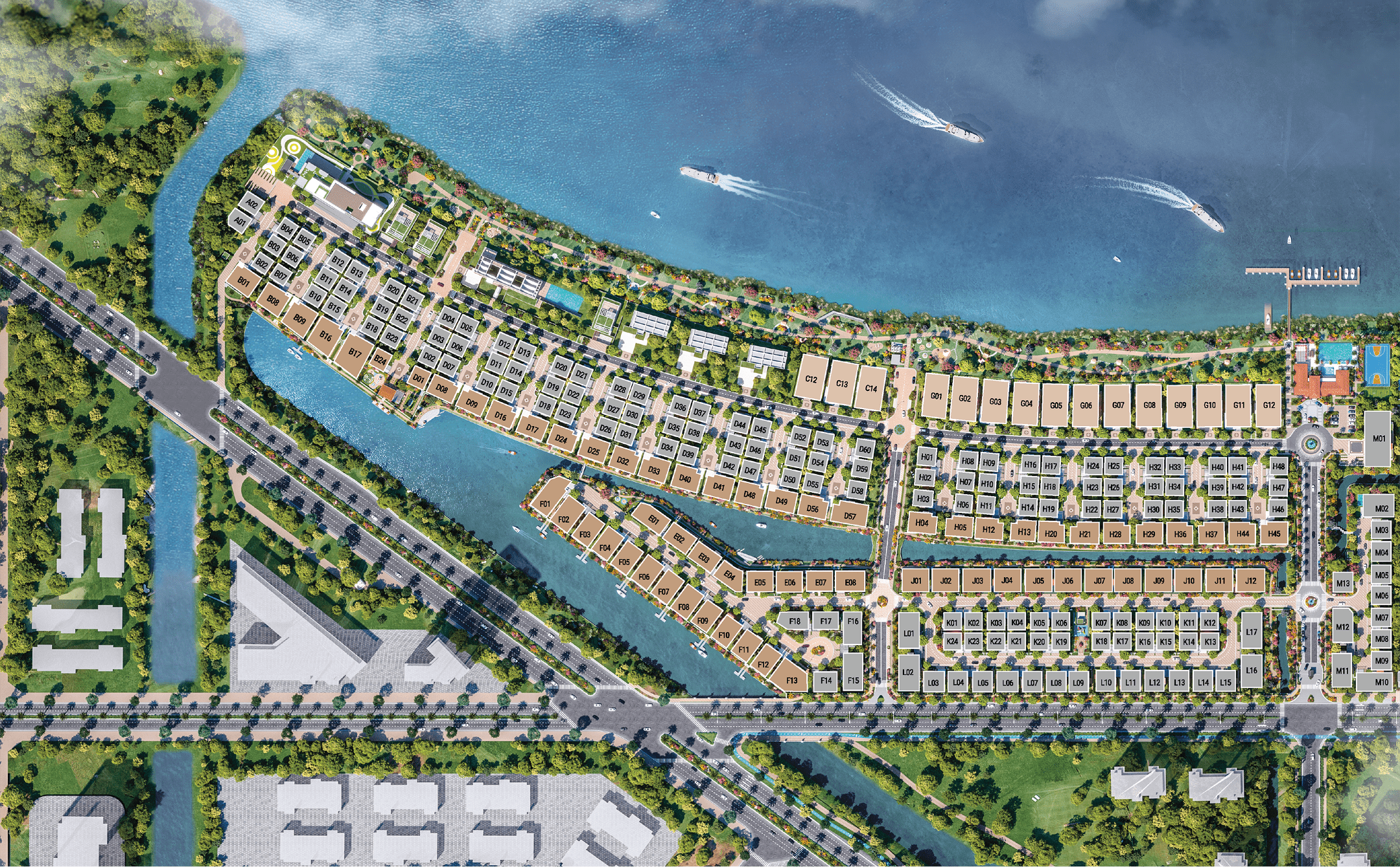 Mặt bằng tổng thể The Pearl