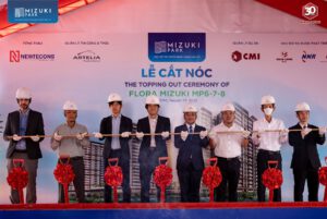 NAM LONG CẤT NÓC FLORA MIZUKI MP6-7-8 THEO ĐÚNG TIẾN ĐỘ