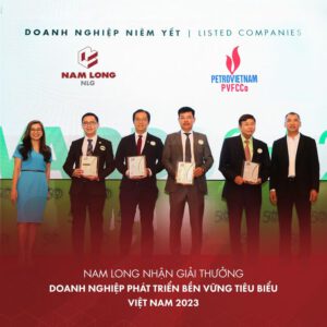 Nam Long (NLG) được xếp hạng là một trong 50 doanh nghiệp phát triển bền vững tiêu biết Việt Nam năm 2023