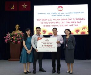 Tập Thể CBNV Nam Long quyên góp 1 tỷ đồng ủng hộ đồng bào khắc phục hậu quả bão số 3 (Yagi)
